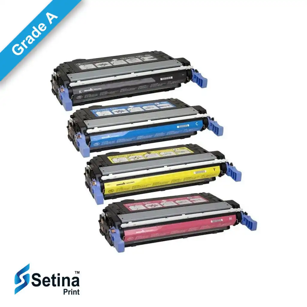 کارتریج لیزری رنگی HP 645a سری کامل سازگار با پرینترهای HP LaserJet 5500, 5550