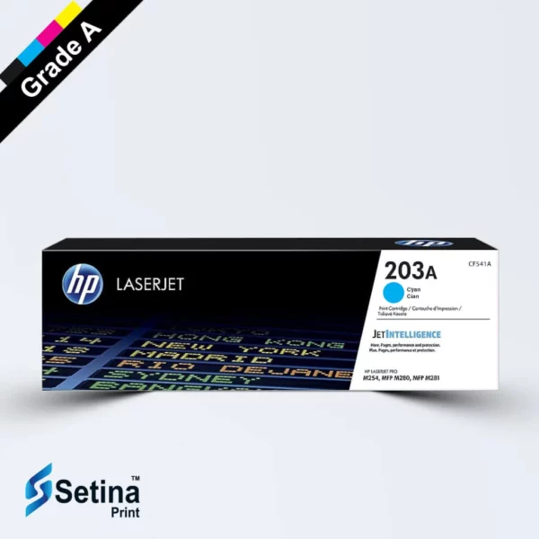 کارتریج لیزری رنگی HP 203A رنگ آبی