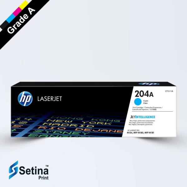 کارتریج لیزری رنگی HP 204A رنگ آبی