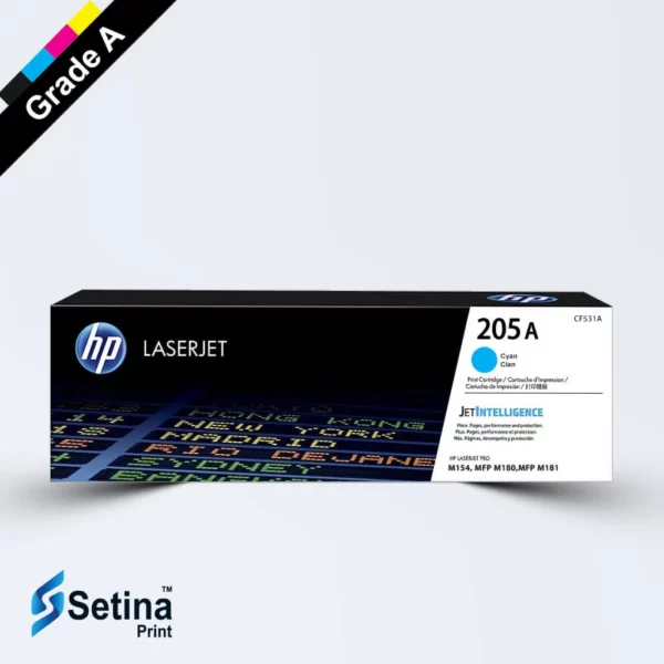 کارتریج لیزری رنگی HP 205A رنگ آبی