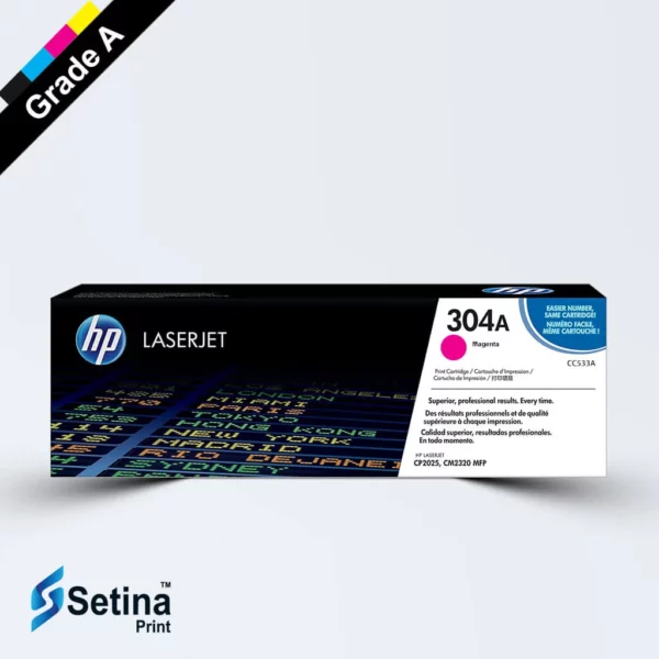 کارتریج لیزری رنگی HP 304A رنگ قرمز