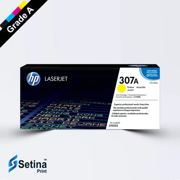 کارتریج لیزری رنگی HP 307A رنگ زرد