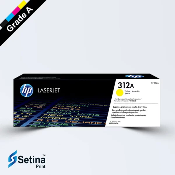 کارتریج لیزری رنگی HP 312A رنگ زرد