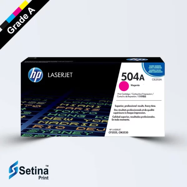 کارتریج لیزری رنگی HP 504A رنگ قرمز