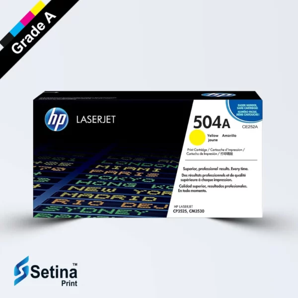 کارتریج لیزری رنگی HP 504A رنگ زرد