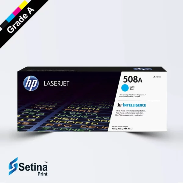 کارتریج لیزری رنگی HP 508A رنگ آبی