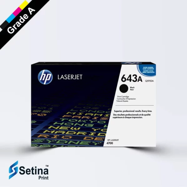 کارتریج لیزری رنگی HP 643A رنگ مشکی