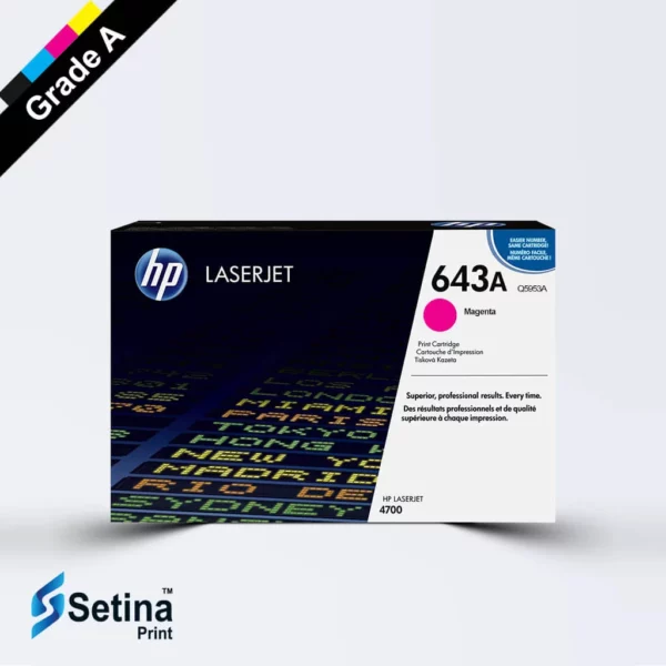 کارتریج لیزری رنگی HP 643A رنگ قرمز