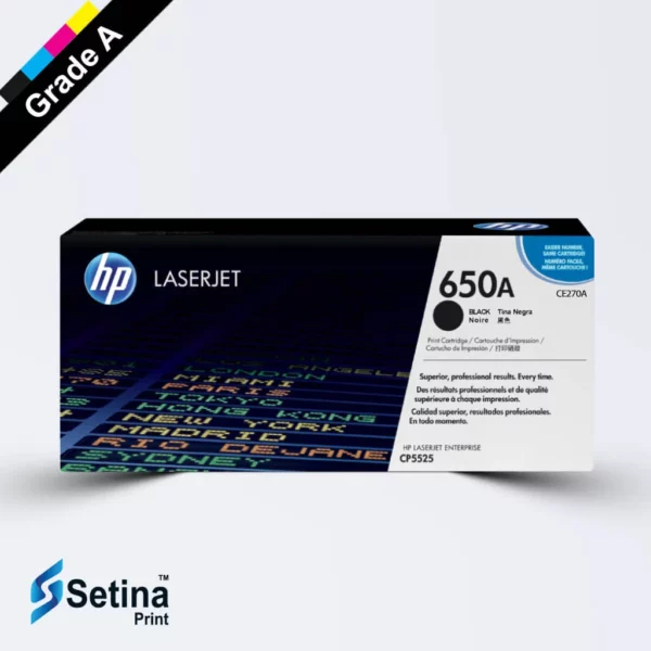 کارتریج لیزری رنگی HP 650A رنگ مشکی