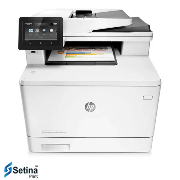 پرینتر HP color laserjet mfp m477fdw نمای روبرو