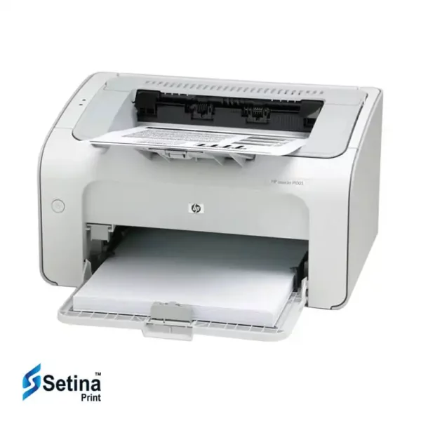 پرینتر دست دوم HP LaserJet P1005 نمای پرسپکتیو راست